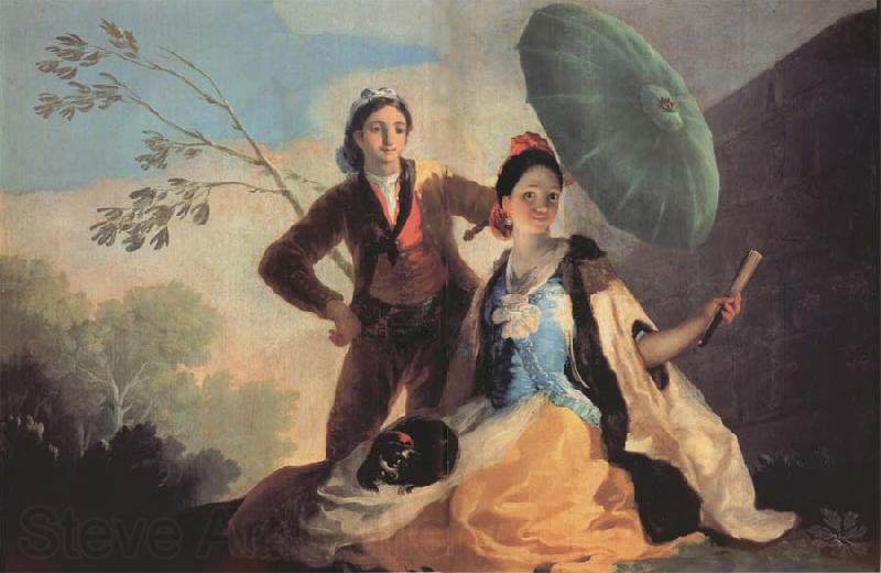 Francisco Goya The Parasol Norge oil painting art